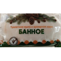 Мыло туалетное 200 г, БАННОЕ (Меридиан), "Хвоя"