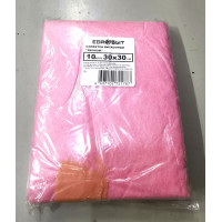 Салфетка из вискозы, размер 30*30 см, ЭКОНОМ-10 (комплект из 10 шт) [50] Е