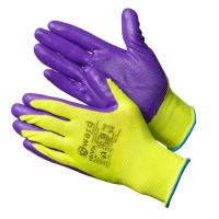 Гвард Hi-Vis Перчатки нейлоновые с нитриловым покрытием