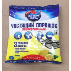 Чистящий порошок универсальный 400г ВЫГОДНАЯ УБОРКА "Лимон",РЕНЕССАНС КОСМЕТИК,МИНПРОМТОРГ,ш/к 32834