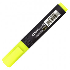 Текстовыделитель STAFF College STICK HL-497, ЖЕЛТЫЙ, линия 1-4 мм, 151497