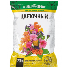 Грунт "Цветочный", 20л 1/105 Пермагробизнес