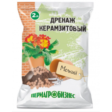 Дренаж керамзитовый фракция 5-10мм 2л 1/10/420 Пермагробизнес